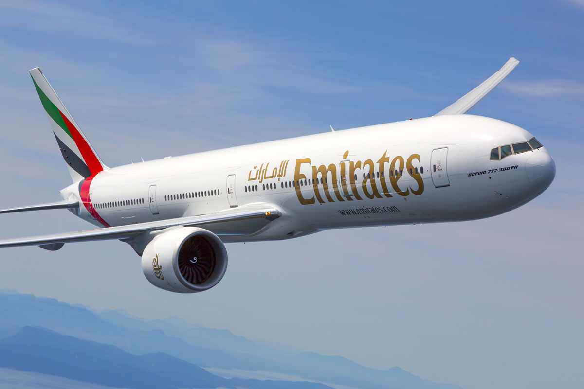 Avião Emirates